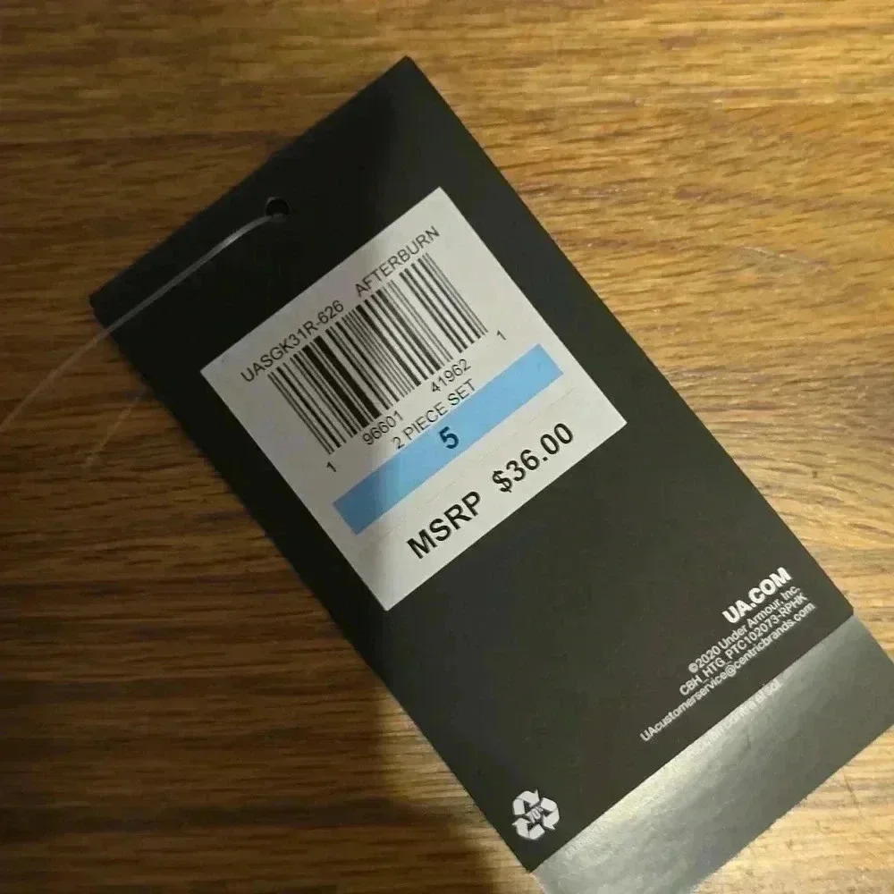 Under Armour new tags